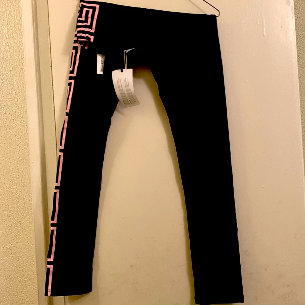 Versace Greek key leggings